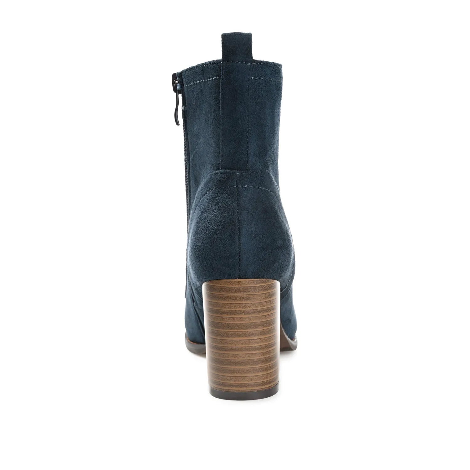 Navy Faux Suede