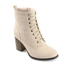 Bone Faux Suede
