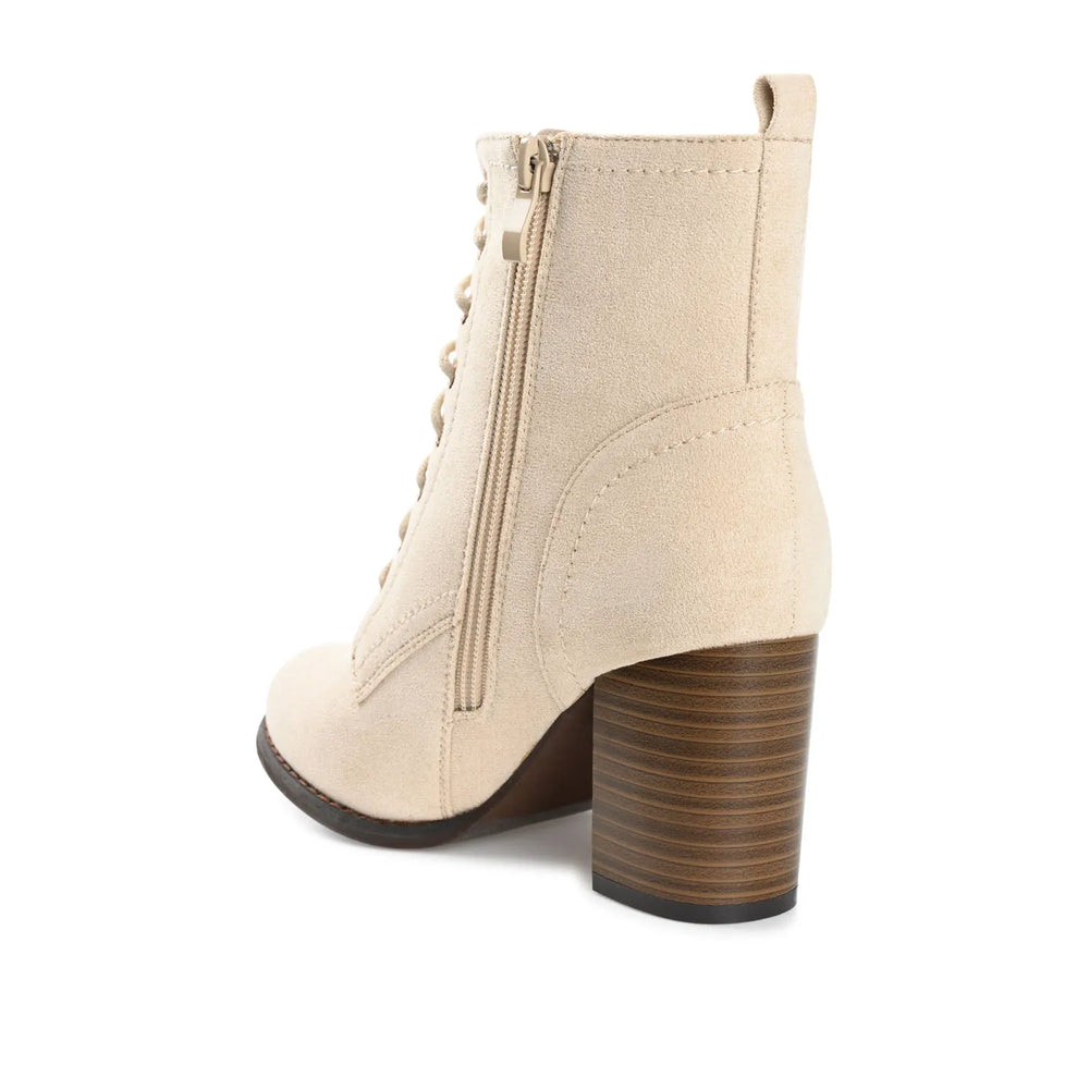 Bone Faux Suede
