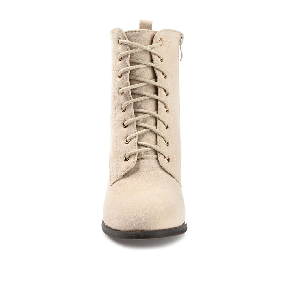 Bone Faux Suede