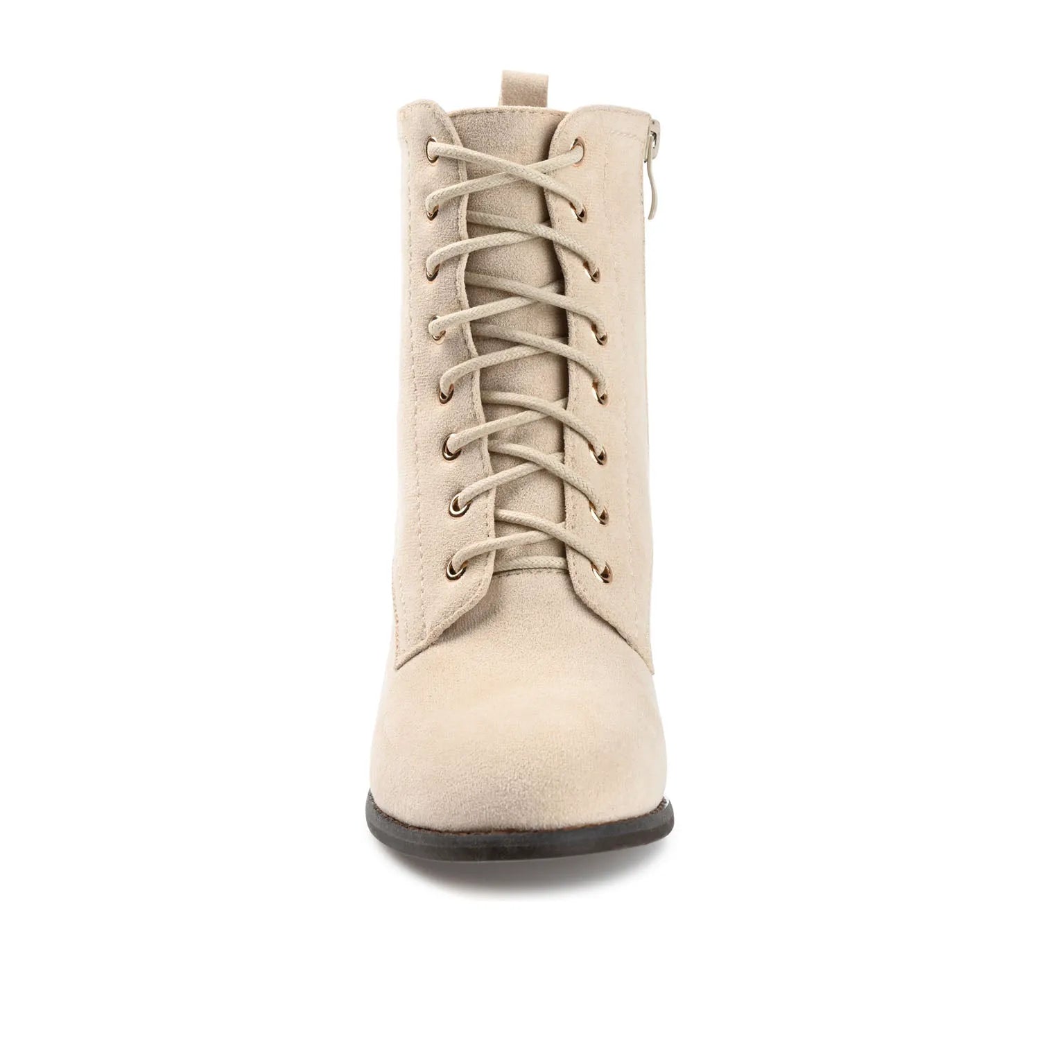 Bone Faux Suede