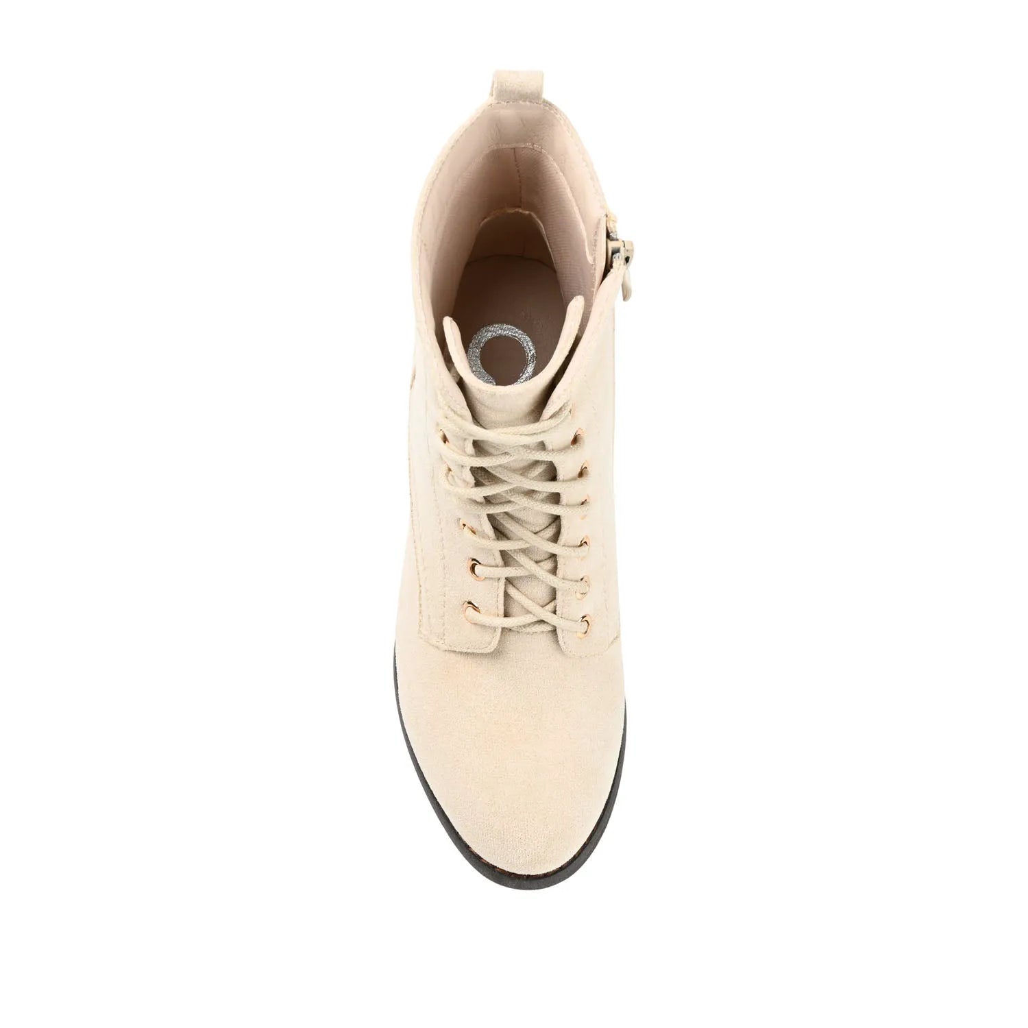 Bone Faux Suede