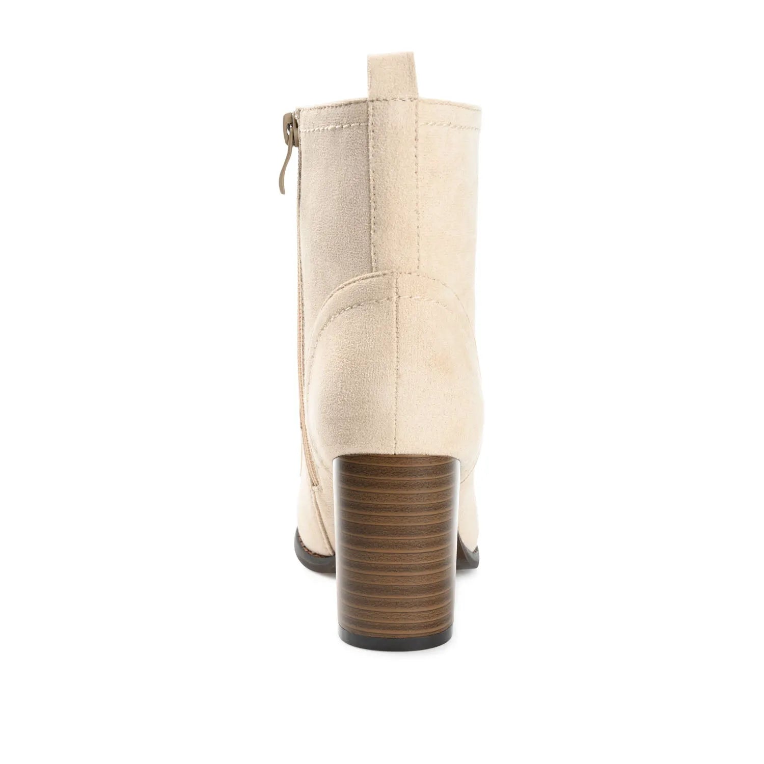 Bone Faux Suede
