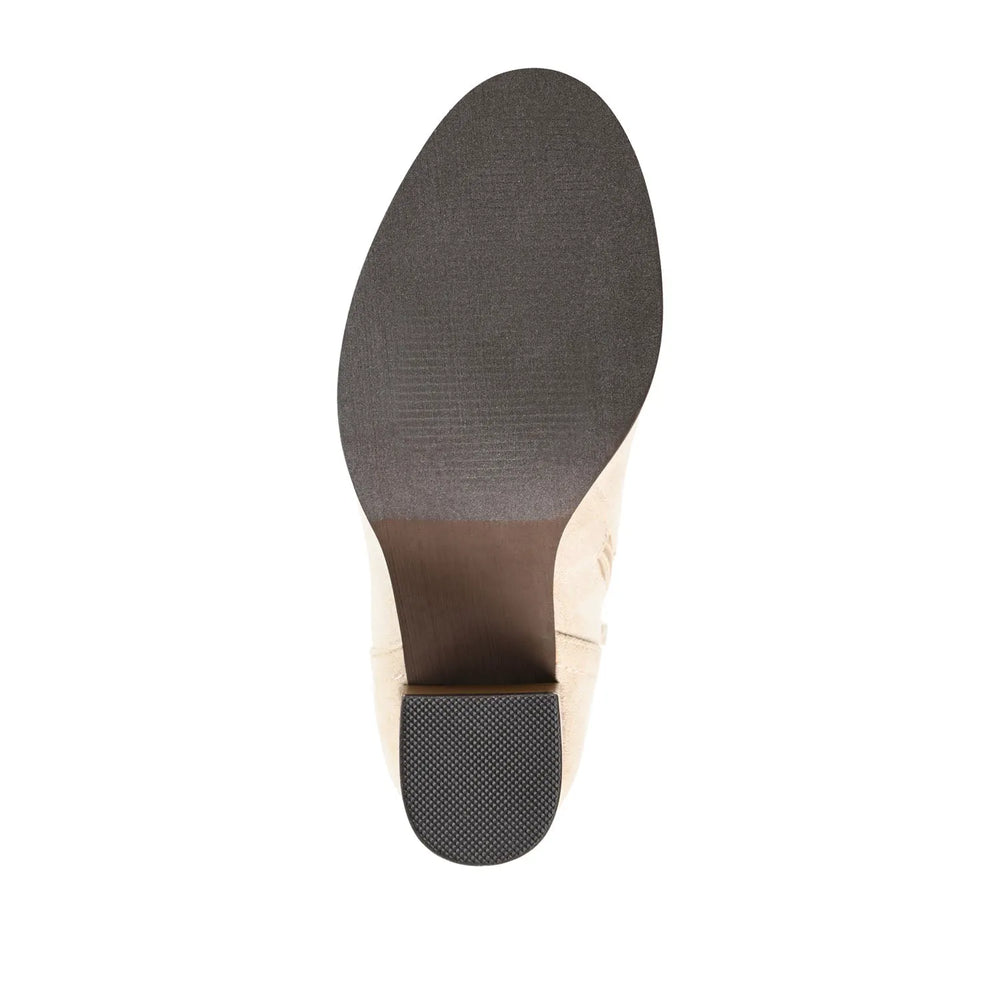 Bone Faux Suede