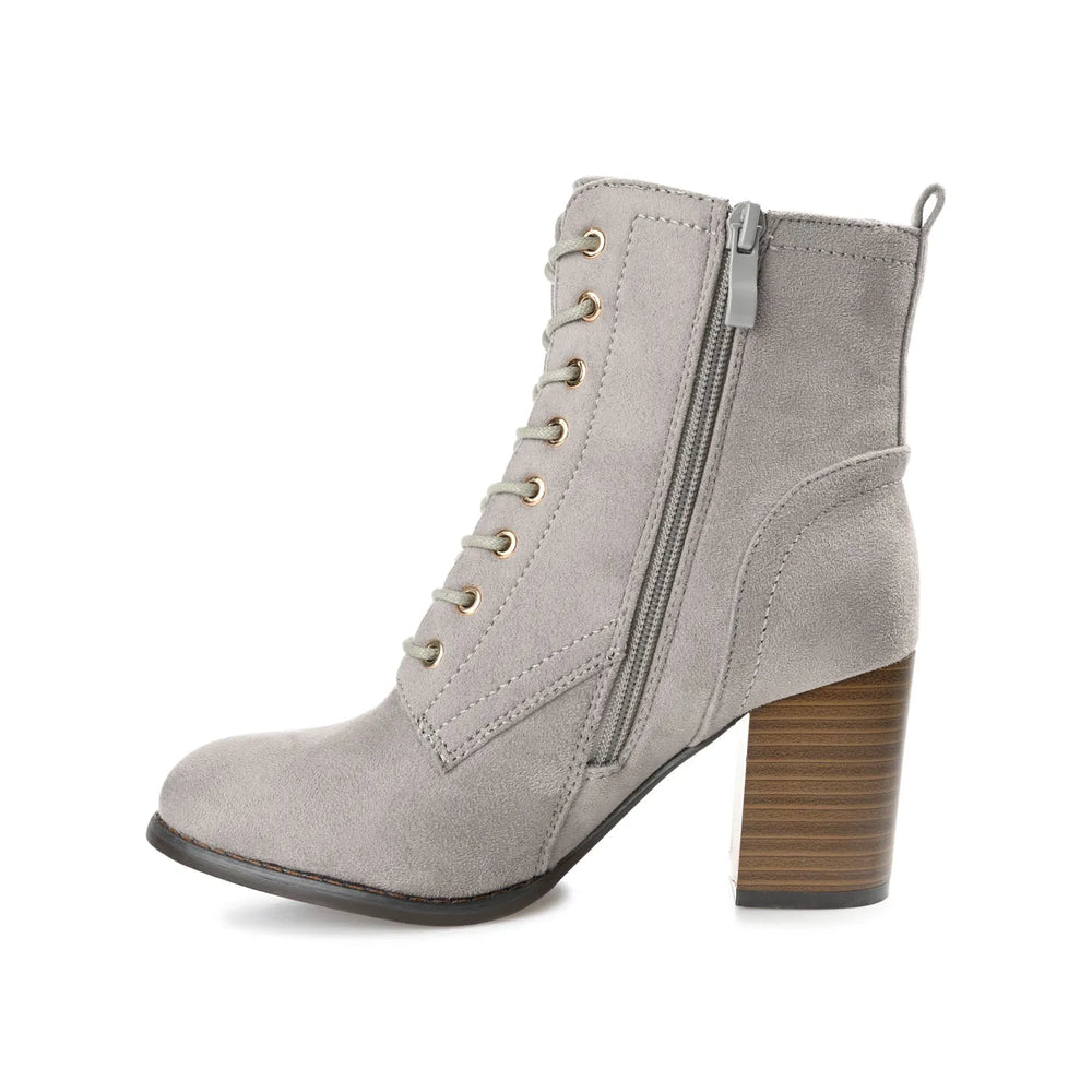 Grey Faux Suede