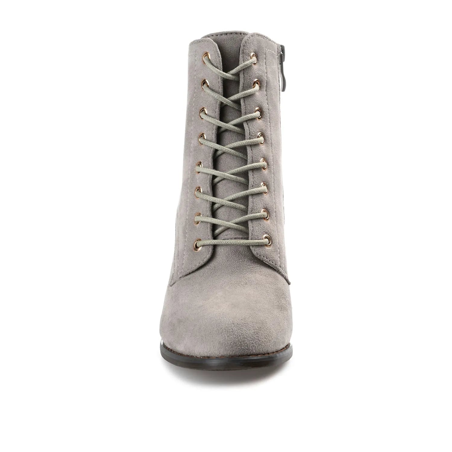 Grey Faux Suede