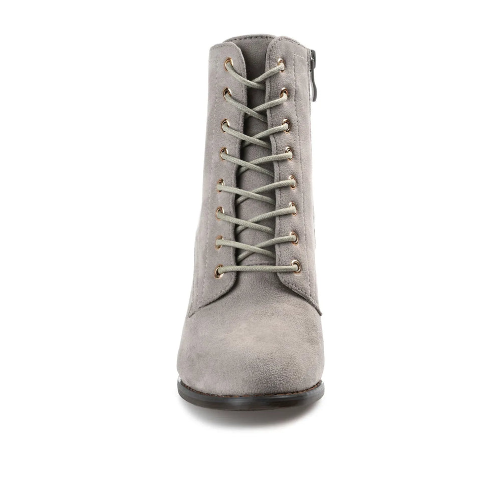 Grey Faux Suede