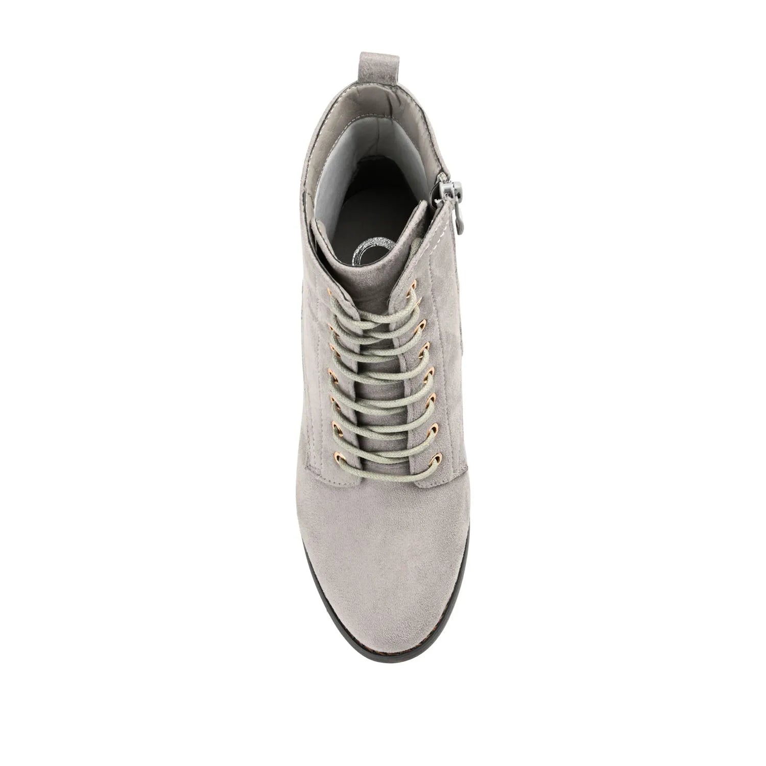 Grey Faux Suede