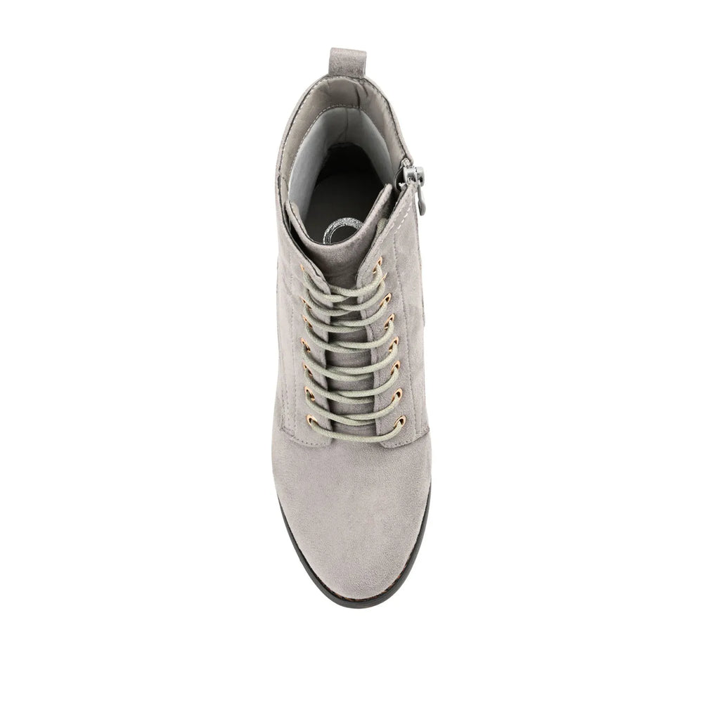 Grey Faux Suede