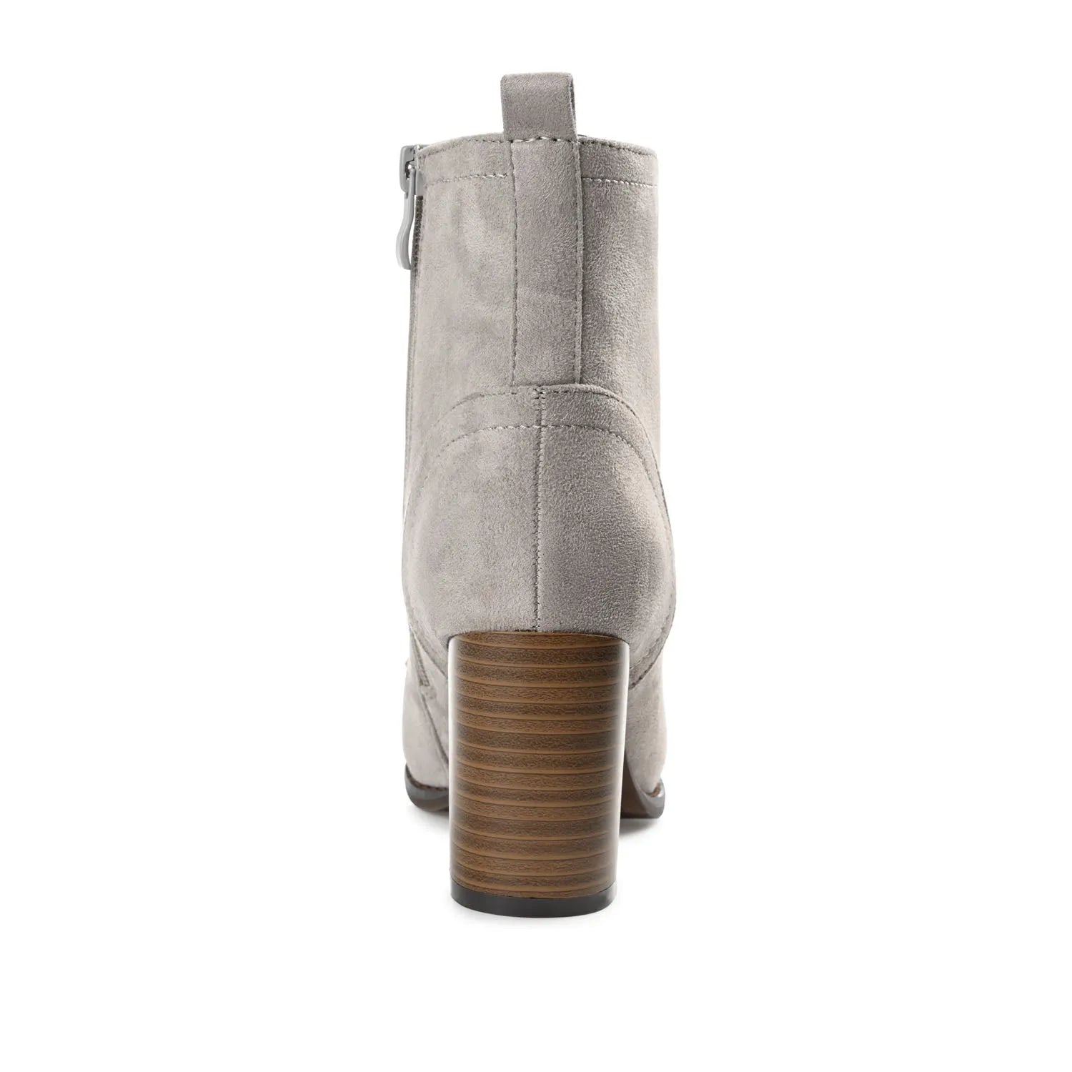 Grey Faux Suede