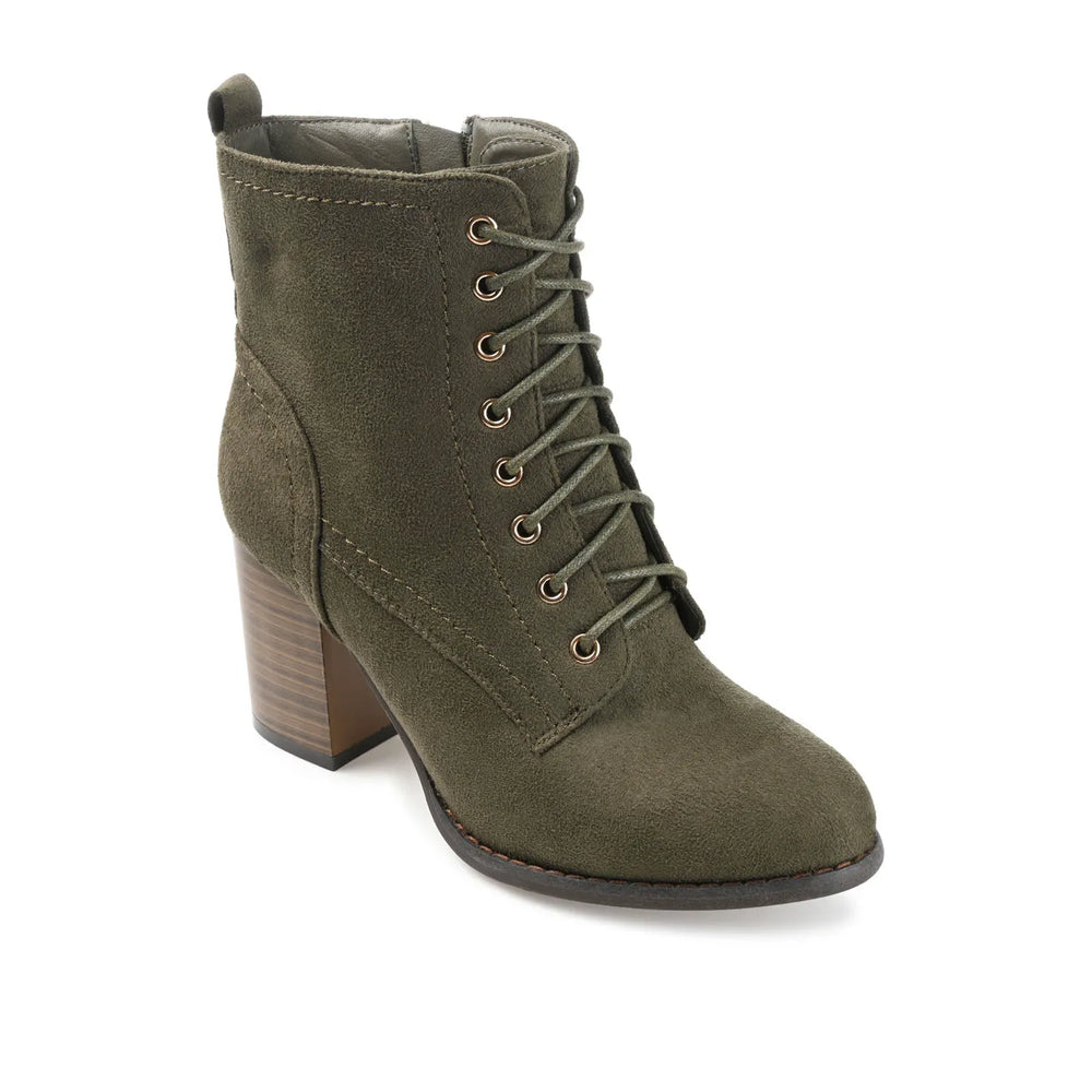 Olive Faux Suede