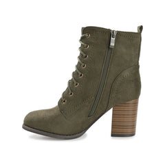 Olive Faux Suede