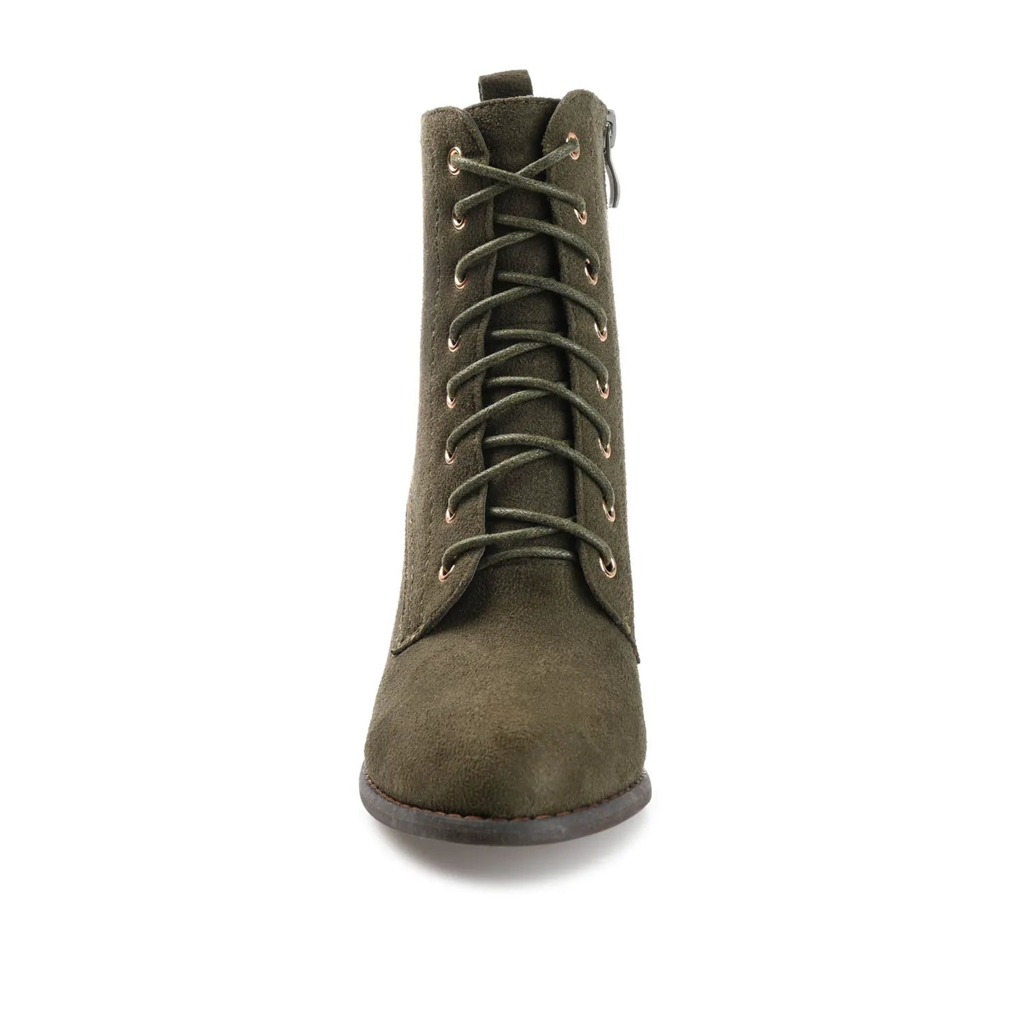 Olive Faux Suede