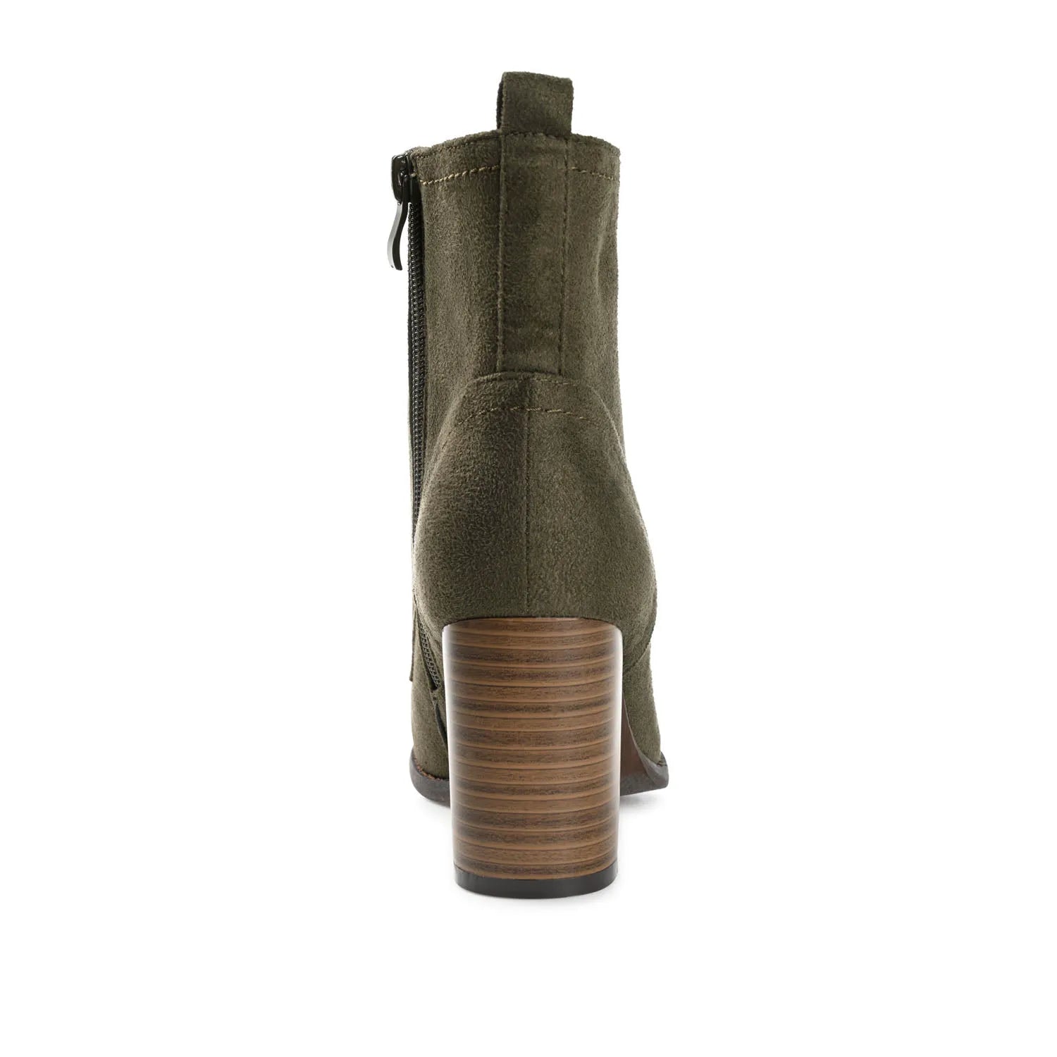 Olive Faux Suede