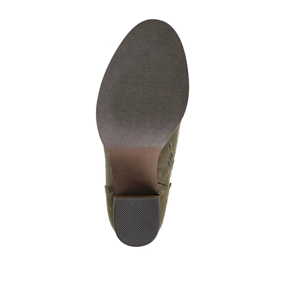 Olive Faux Suede