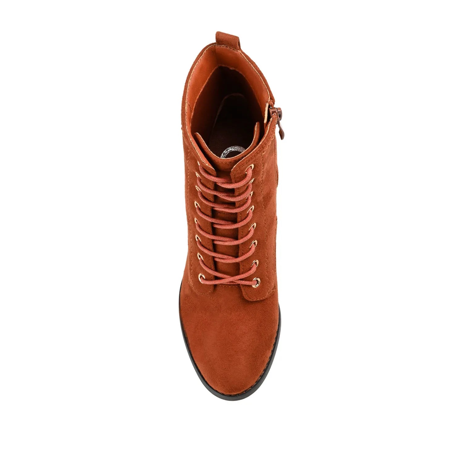 Rust Faux Suede