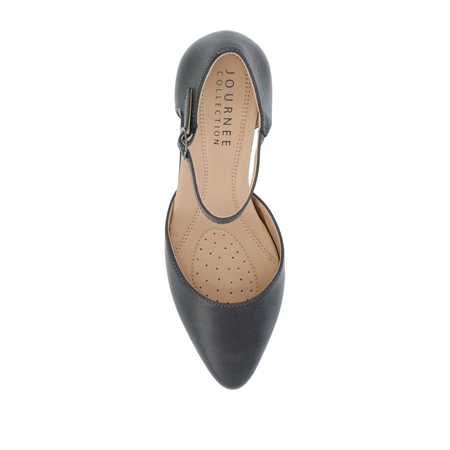 Bettie D'Orsay Pump Heels in Wide - Grey PU