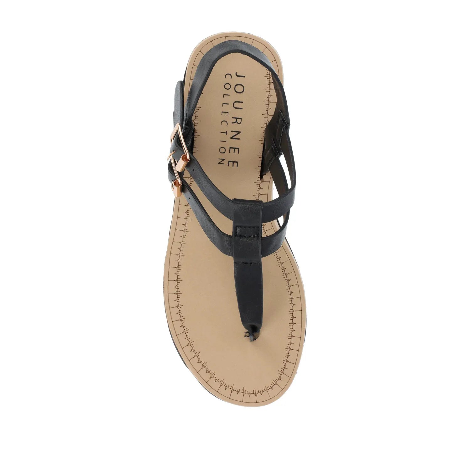BIANCA Wedge Heeled Sandals in Classic Colors - Black