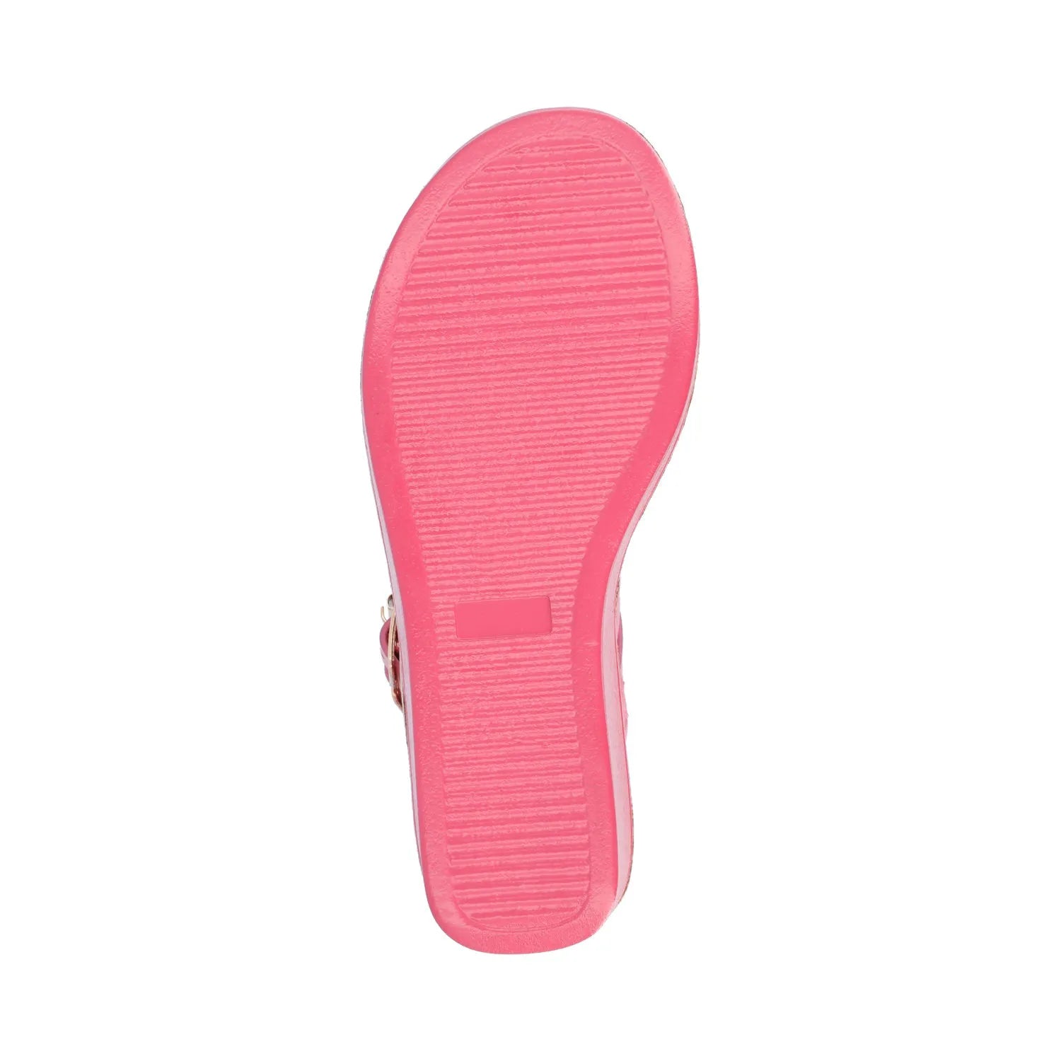 BIANCA WIDE WEDGE SANDALS - PINK