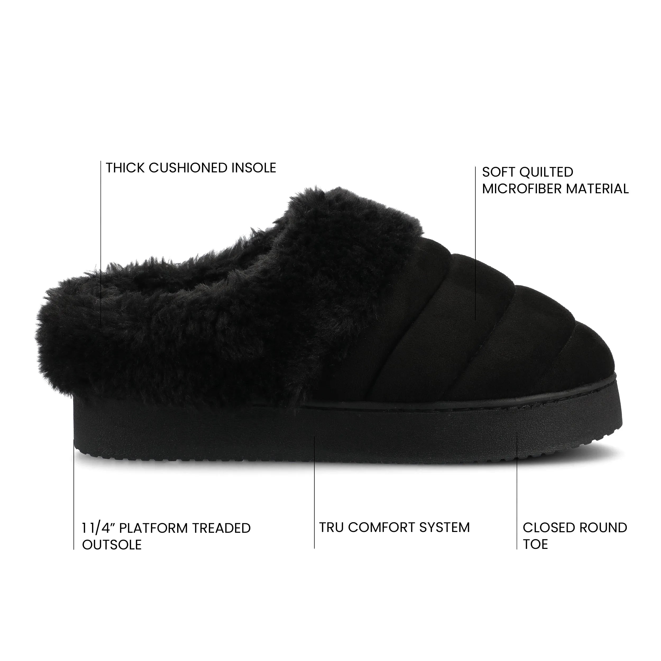 Black Faux Suede