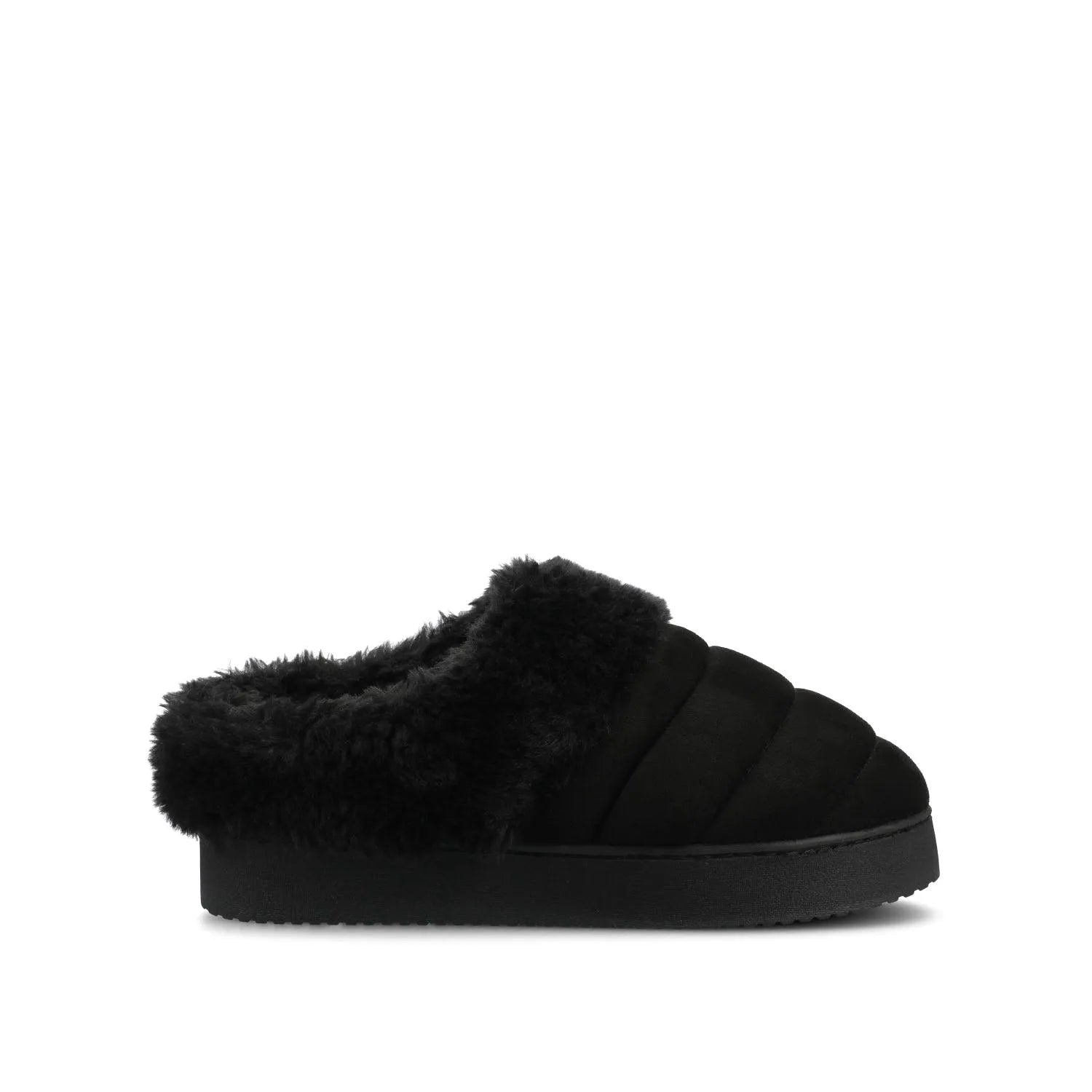 Black Faux Suede