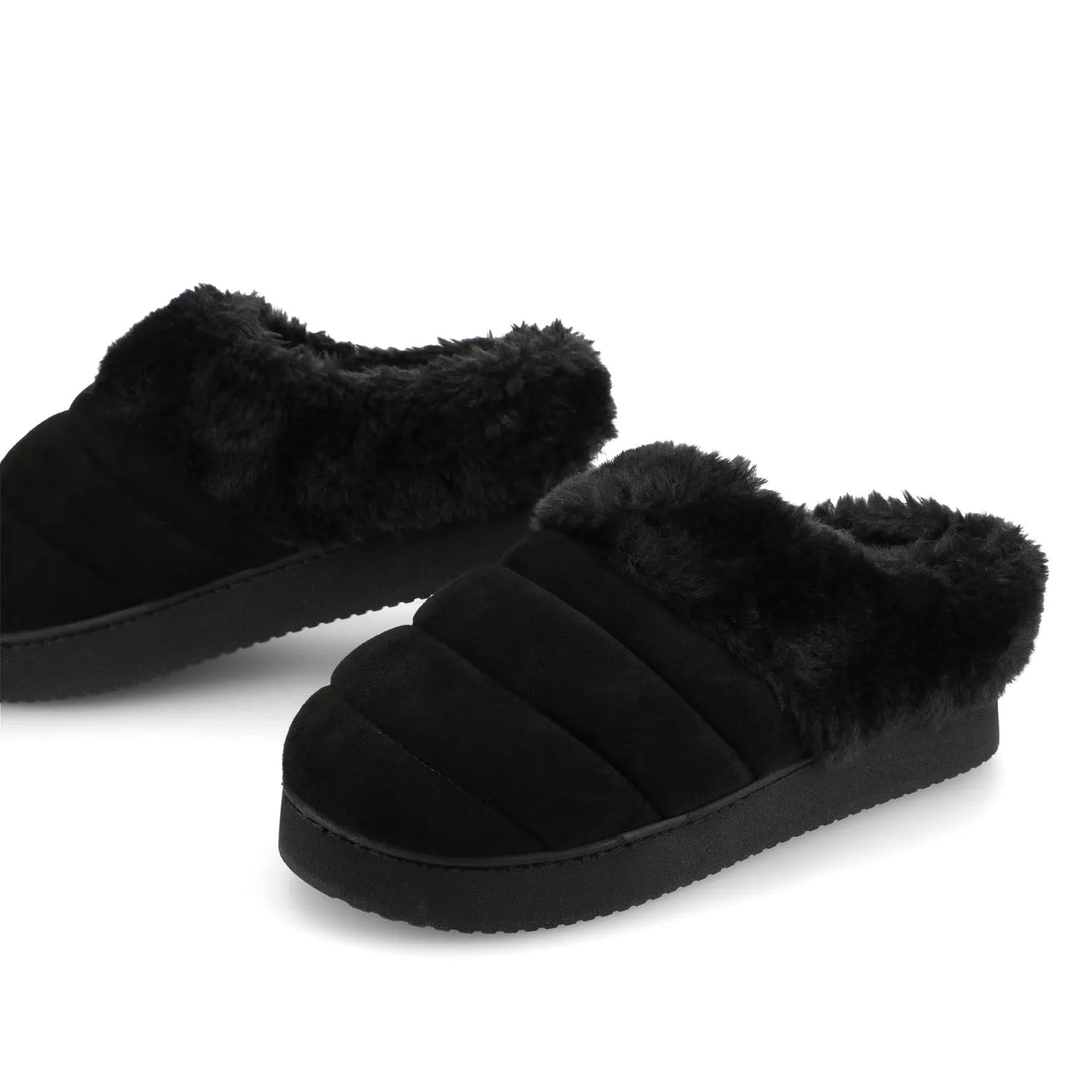 Black Faux Suede