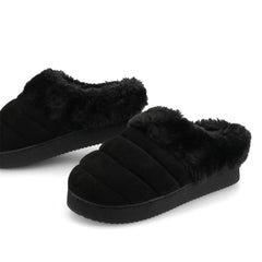 Black Faux Suede