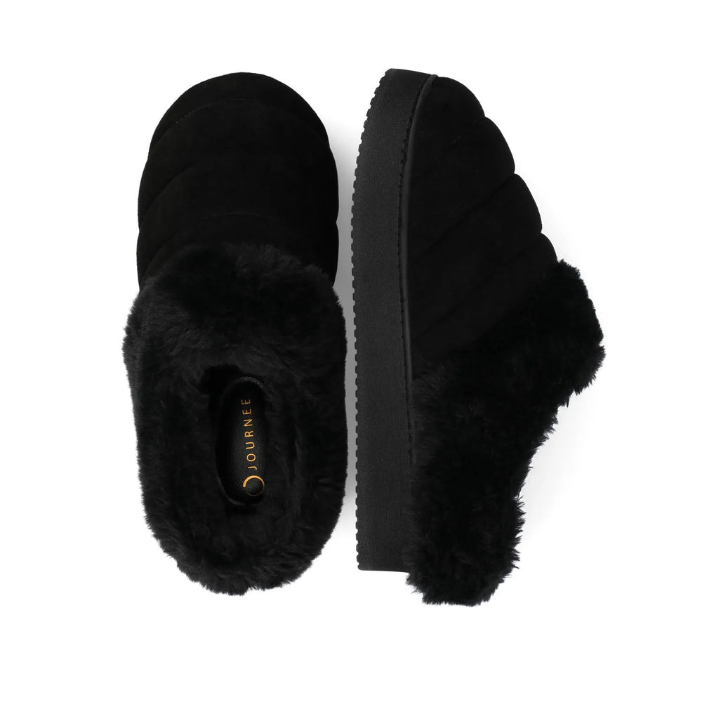 Black Faux Suede