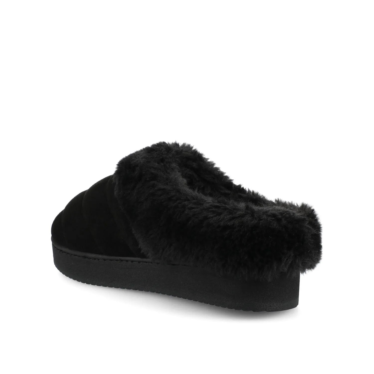 Black Faux Suede