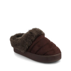 Brown Faux Suede