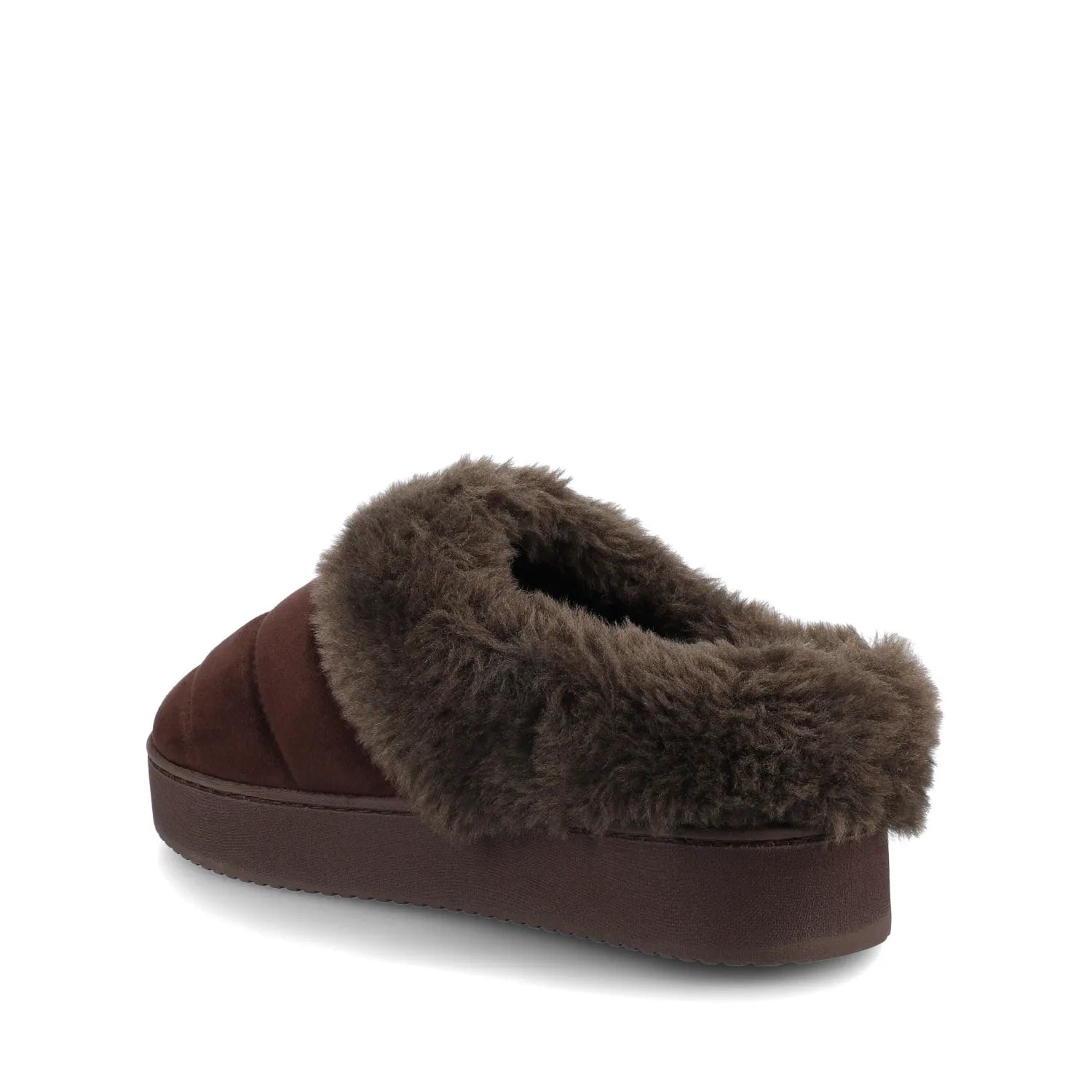 Brown Faux Suede
