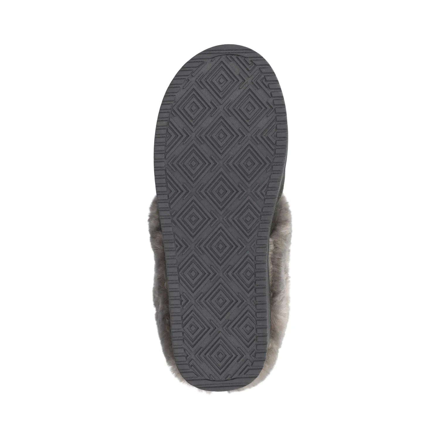 Blair Slippers in Faux Suede - Charcoal