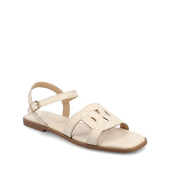 BRIDEY Ankle Strap Sandals in Bone