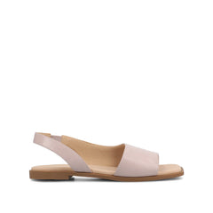 Brinsley Wide Vegan Leather Sandals in Lilac