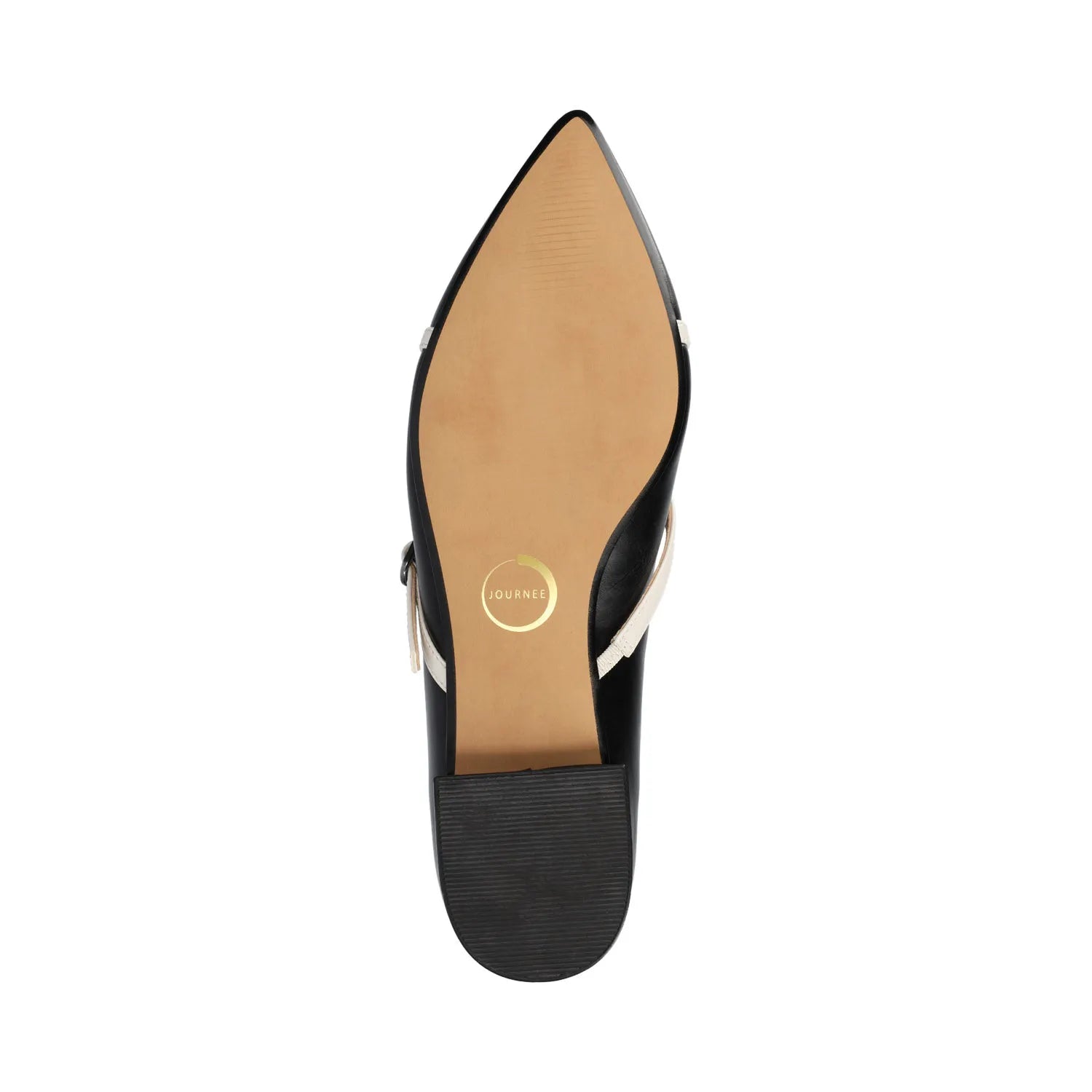 CAMBY DRESS FLAT IN VEGAN LEATHER - Black PU