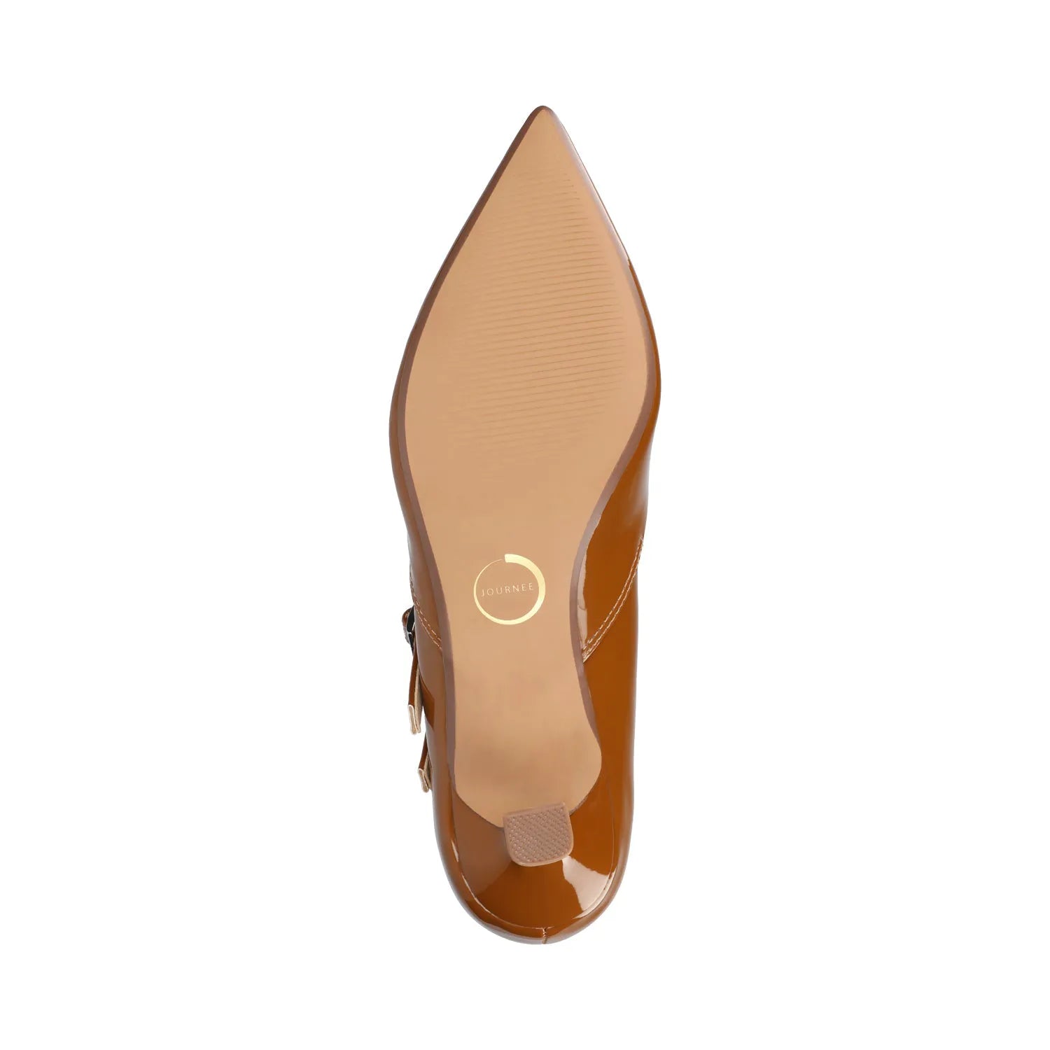 CARNATION MARY JANE PUMPS - Cognac