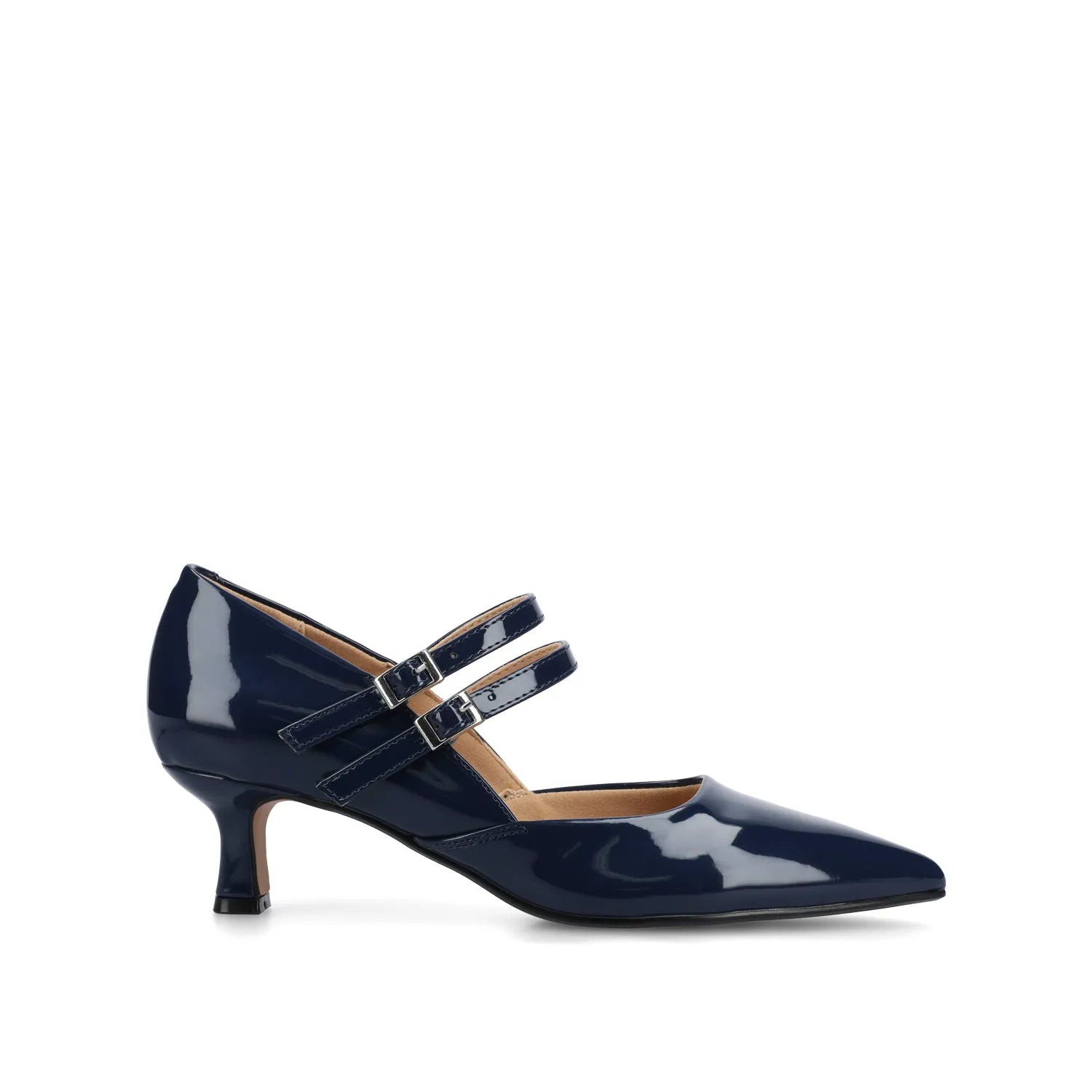 Carnation Mary Jane Pumps in Wide - Navy