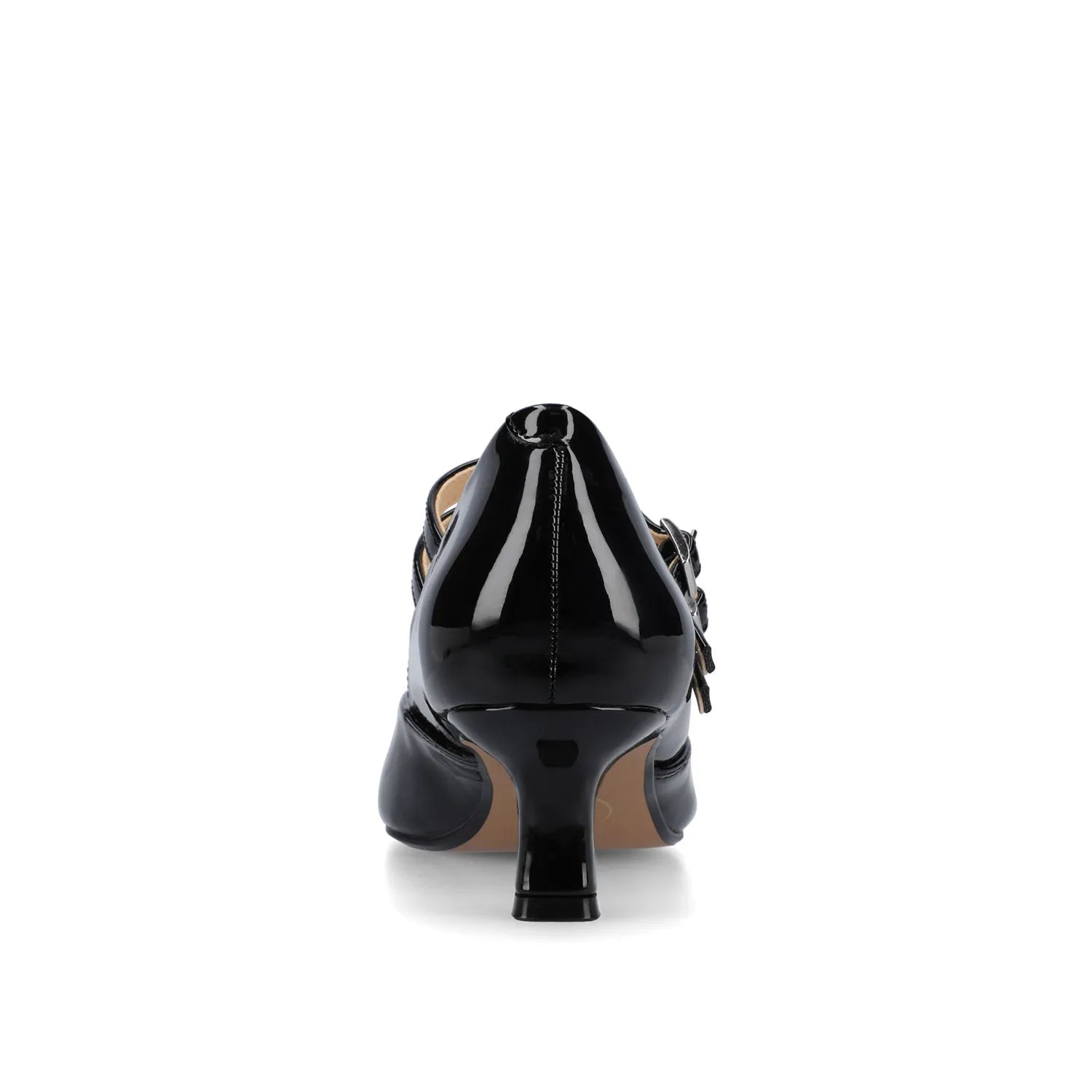 CARNATION MARY JANE PUMPS - Patent Black