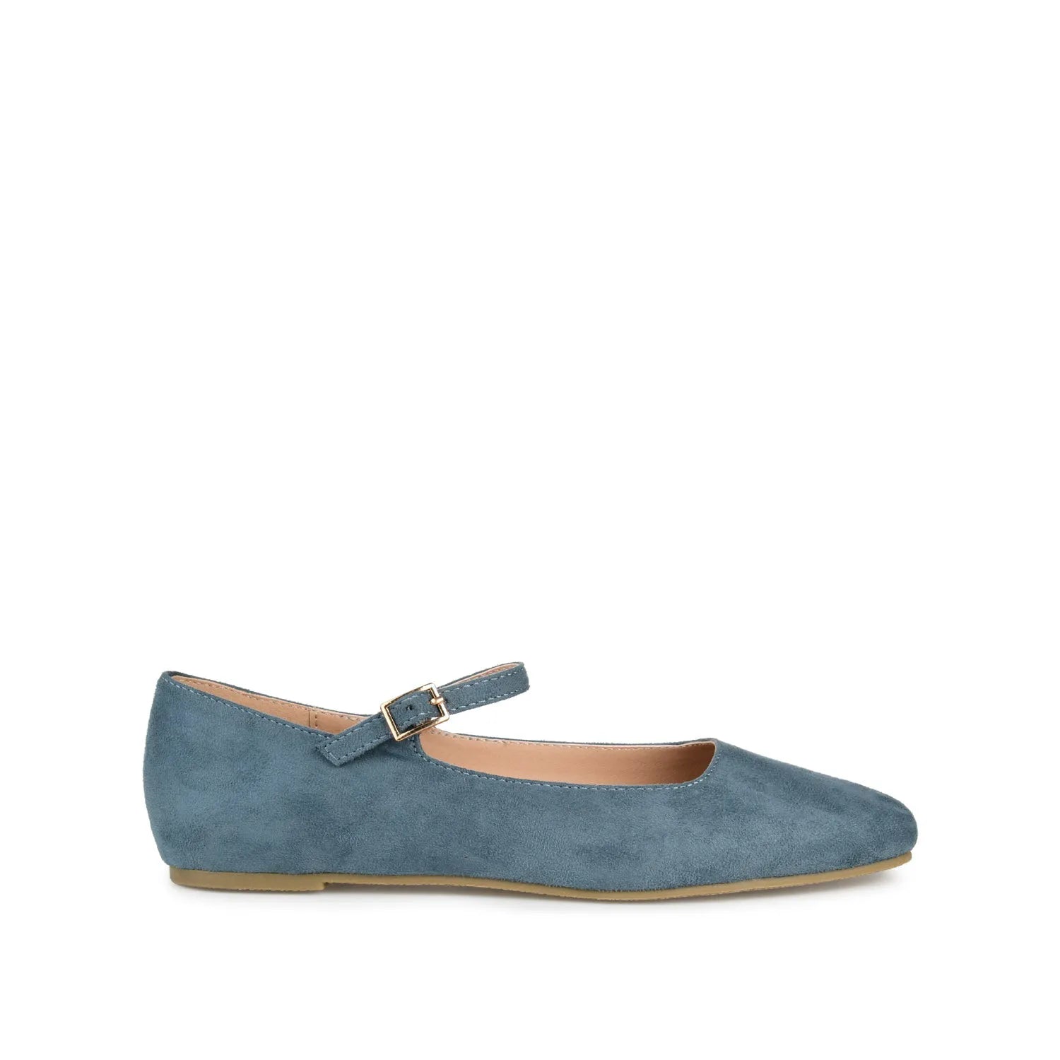 Blue Faux Suede