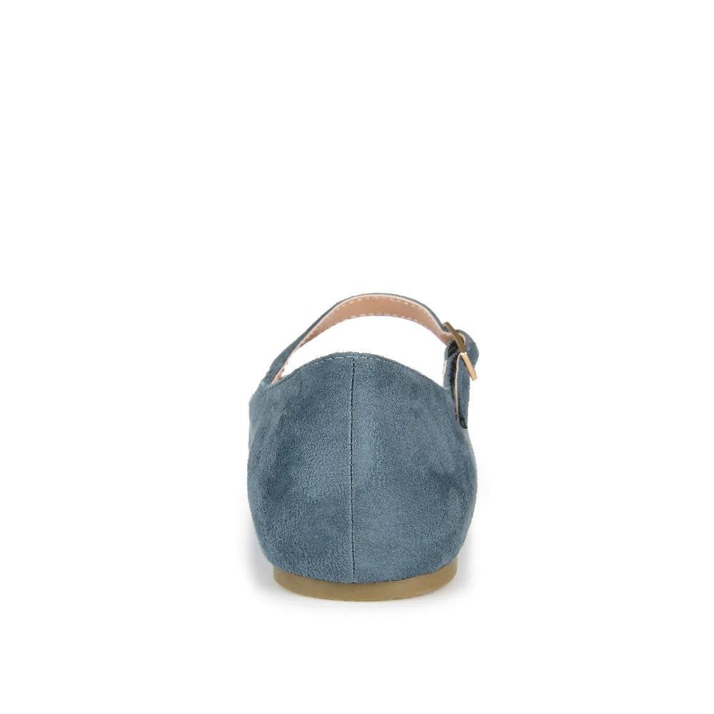 Blue Faux Suede