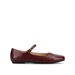 Carrie Dress Flats in Oxblood