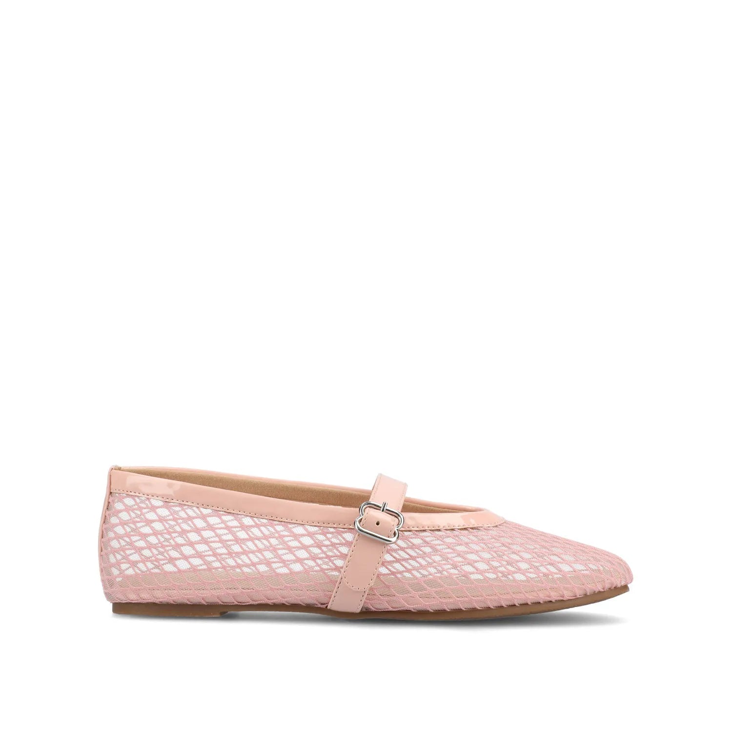 CASHA Mary Jane Flats in Mesh - Pink