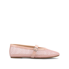 CASHA Mary Jane Flats in Mesh - Pink