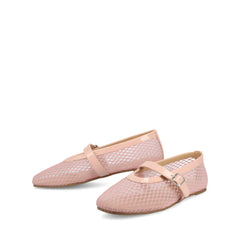 CASHA Mary Jane Flats in Mesh - Pink