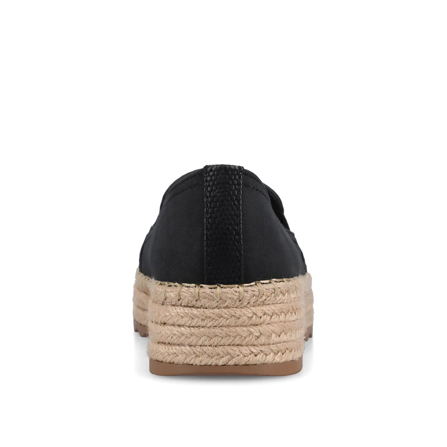 Catalina Slip-On Espadrilles in Black Nubuck