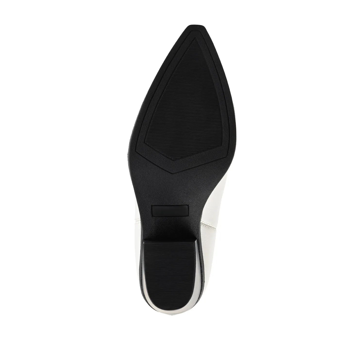 CHANTRY Cowgirl Boots in Vegan Leather - White PU