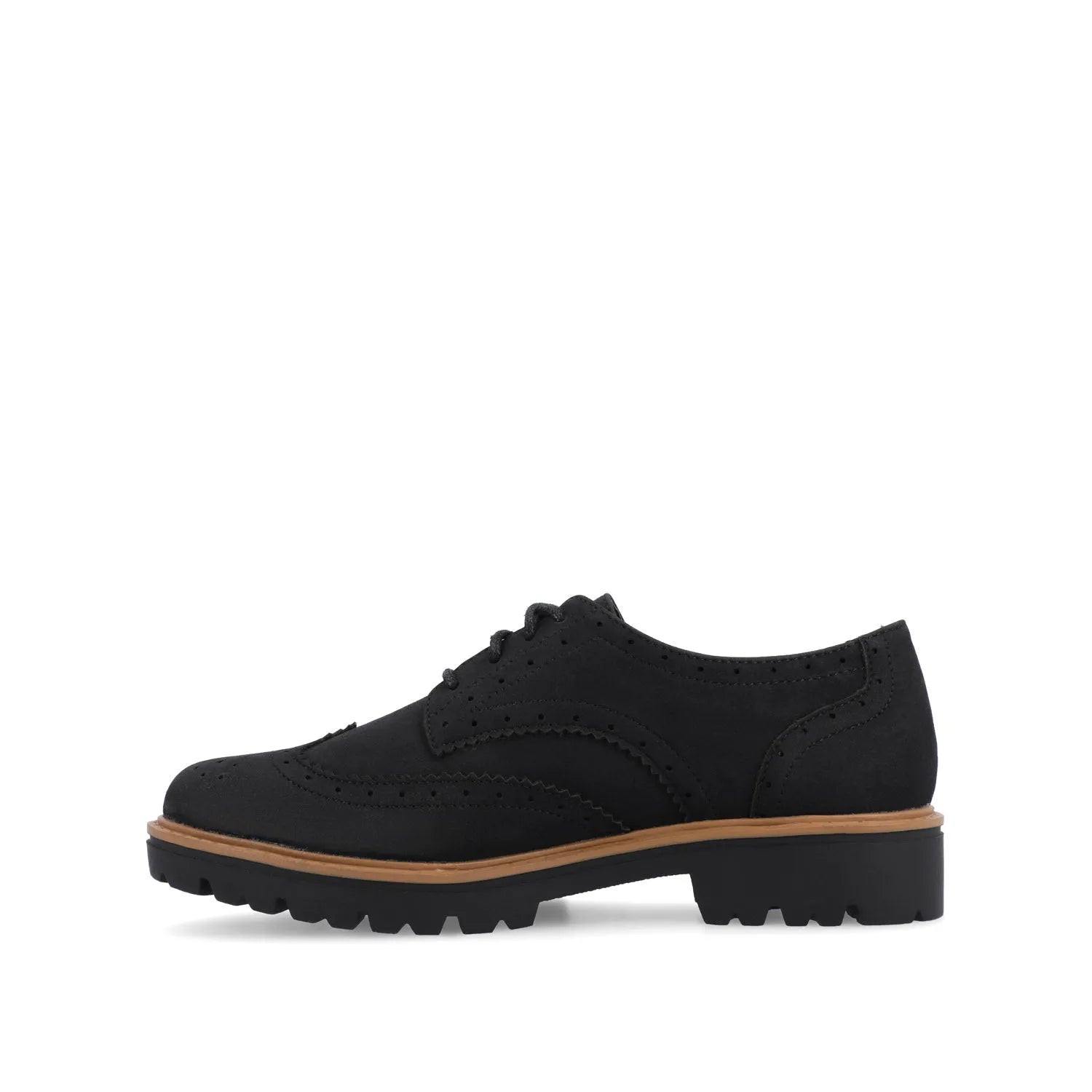 Black Faux Suede