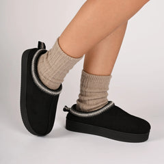 Black Faux Suede