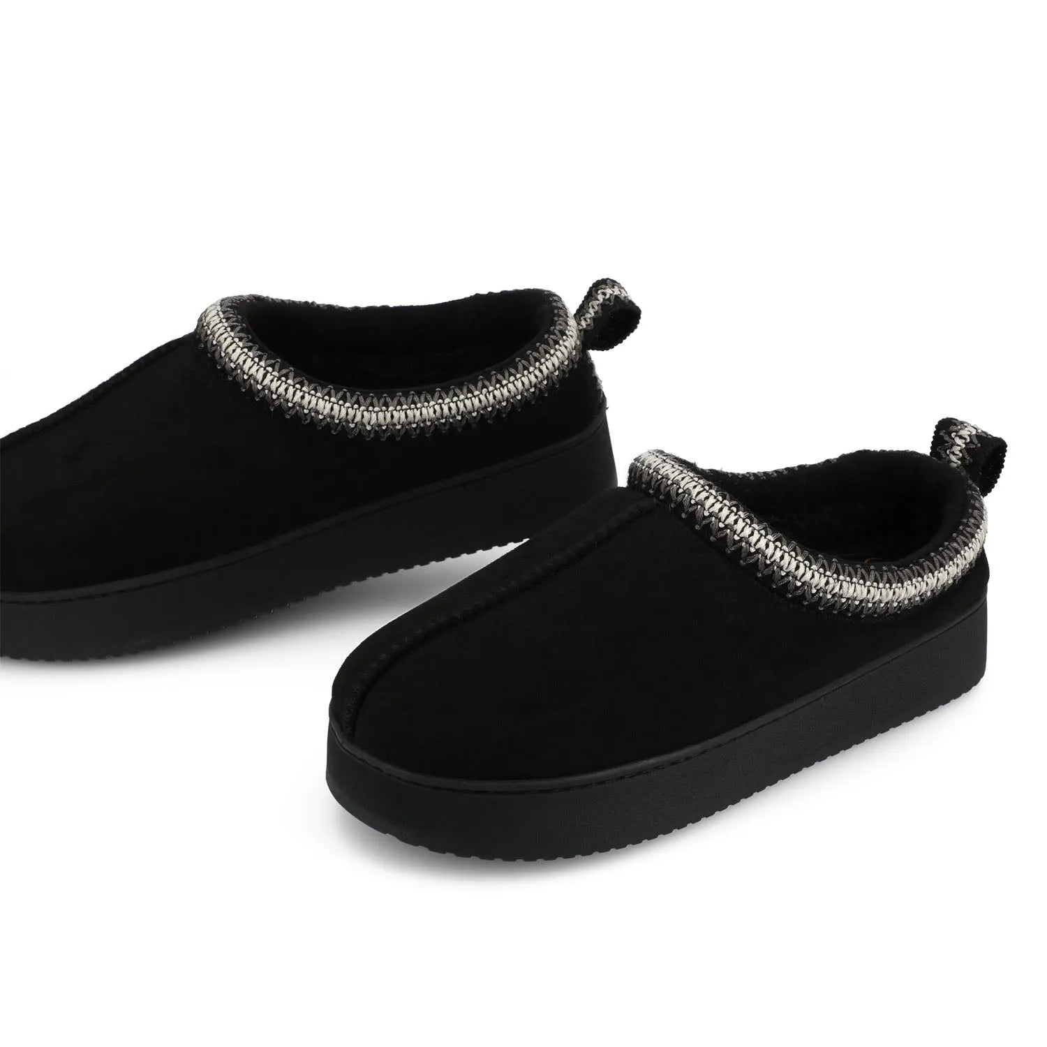 Black Faux Suede