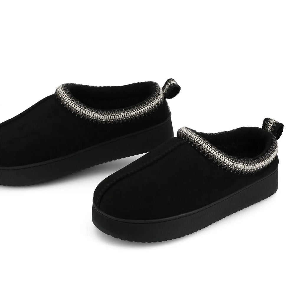Black Faux Suede